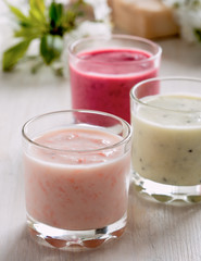 Healthy smoothies collection