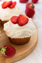  Homemade strawberry cupcakes