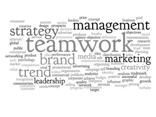 Conceptual business word cloud