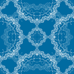 Abstract seamless lace pattern
