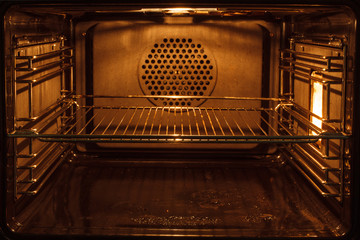 nside a dirty oven