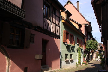 dans les rues d'Eguisheim