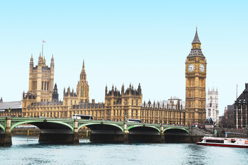 Fototapeta na wymiar LONDON, UNITED KINGDOM, MARCH 29 2015: View of London