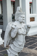 Statues inside Wat Pho Attractions located in Bangkok, Thailand.