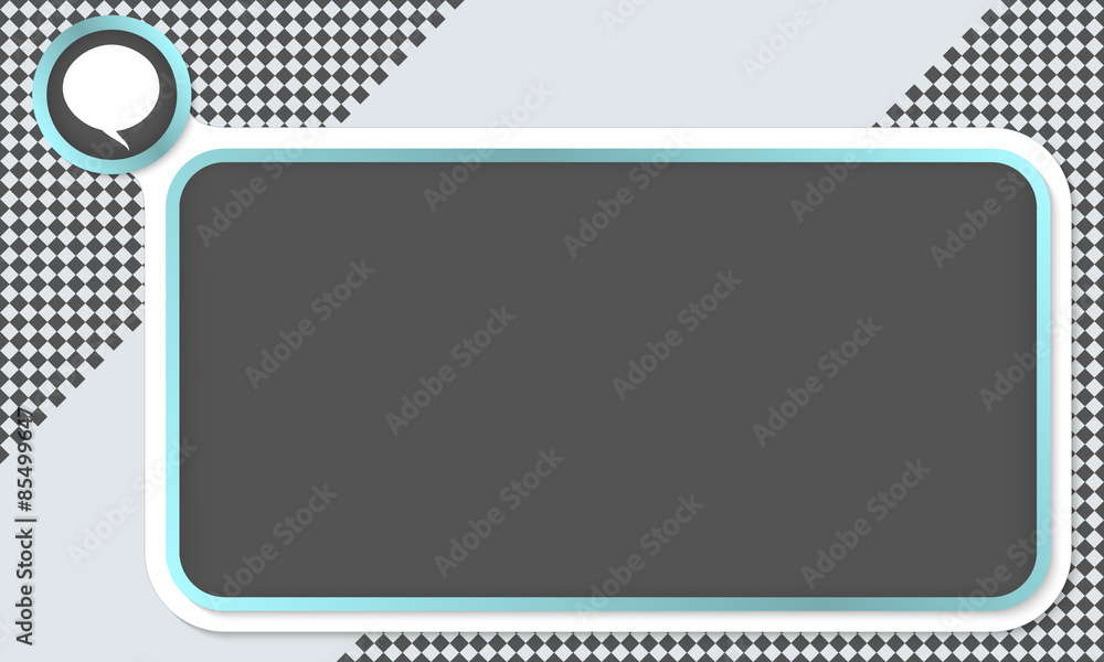 Poster Frame for your text and speech bubble