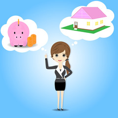 Women who plan to save money