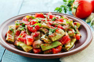green beans with tomatoes lobio