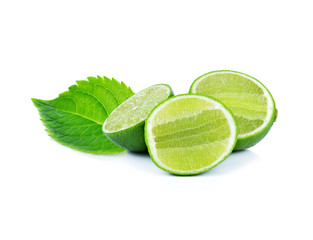 Lime isolated on white background