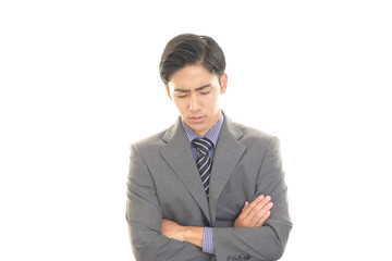 苦悩するビジネスマン