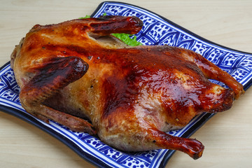 Roasted duck