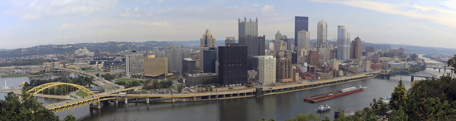 Fototapeta na wymiar Pittsburgh Panorama, USA
