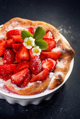 Strawberry pie,  delicious dessert