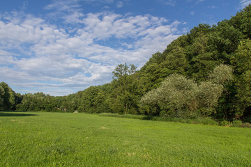 Fototapeta na wymiar Summer landscape in Bavaria