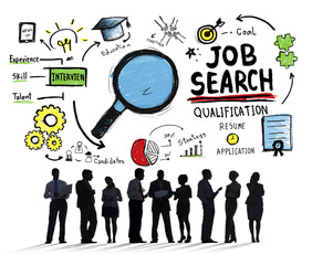 Business People Discussion Aspiration Job Search Concept