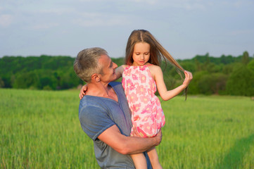 Fototapeta premium Beautiful girl with long hair.