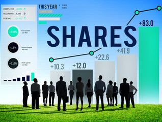 Shares Sharing Shareholder Corporate Concept