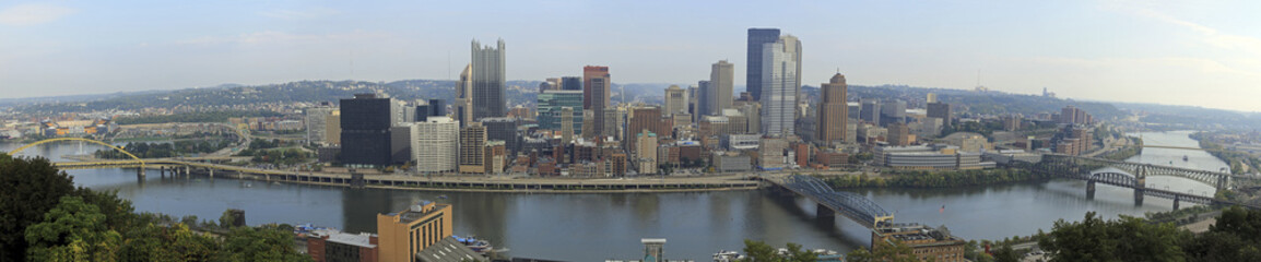 Fototapeta na wymiar Pittsburgh Panorama, USA