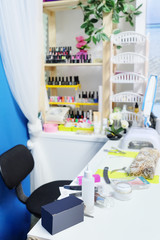 Interior of a cosmetology office