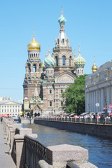 Fototapeta premium Сhurch of savior on Spilled Blood in St. Petersburg, Russia