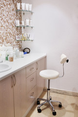 Interior of a cosmetology office