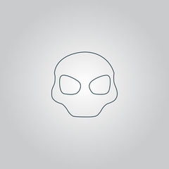 Alien Head Vector Icon