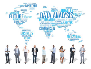 Data Analysis Analytics Comparison Information Networking Concep
