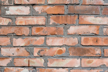 old dirty brick walls