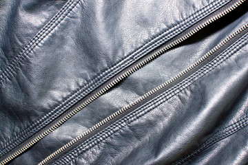 Black leather jacket texture.