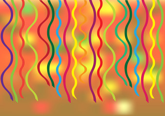 abstract vector party background with confetti