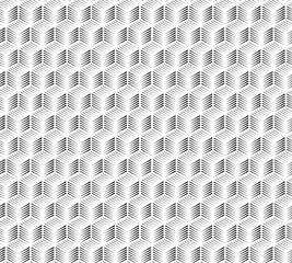 Cubes of Lines Seamless Background