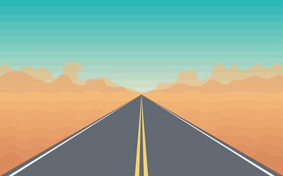 Road in The Desert
