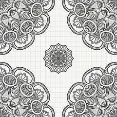 Abstract vector seamless pattern