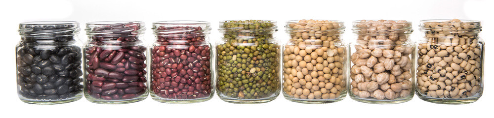 Beans Variety In Mason Jars - 85511220