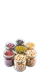 Beans Variety In Mason Jars