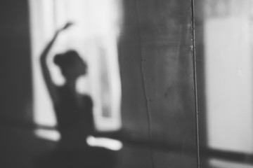 Silhouette of Ballerina dancing