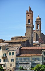 Fototapeta na wymiar Montalcino in der Toskana