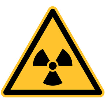 Warnschild Warnung vor radioaktiven Stoffe DIN 7010/ASR 1.3 W003