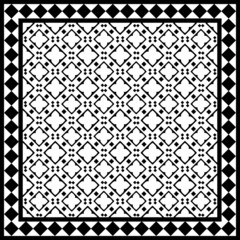 Abstract background made of black pattern with frame
