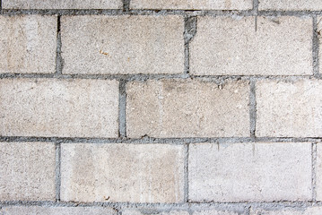 old concrete block wall