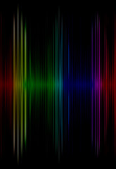 Multicolored sound equalizer as abstract  background.