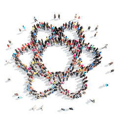 people in the shape of a globe .
