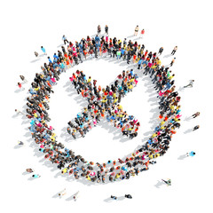 people in the shape of multiplication sign.