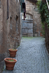 Fototapeta na wymiar Orvieto street, Umbria, Italy