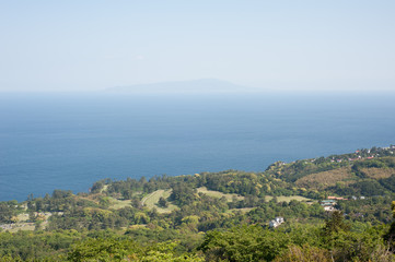 Fototapeta na wymiar View From Ashinoko Skyline, Hakone, Kanagawa Prefecture, Japan