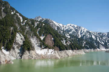 View From Kurobe Dam, Toyama Prefecture, Japan