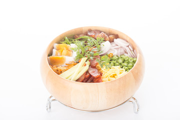 fry rice with the shrimp paste