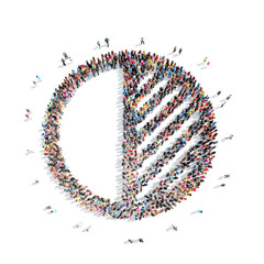  people in the shape of an interest.