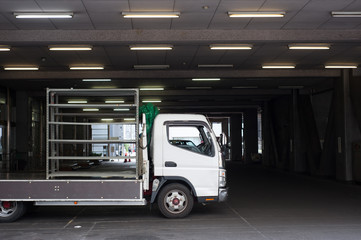 Parked truck in Tokyo, Japan