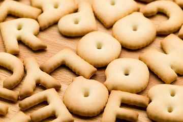 Baked Alphabet cookie