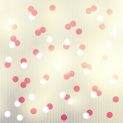 Vector retro abstract pattern background with bubbles